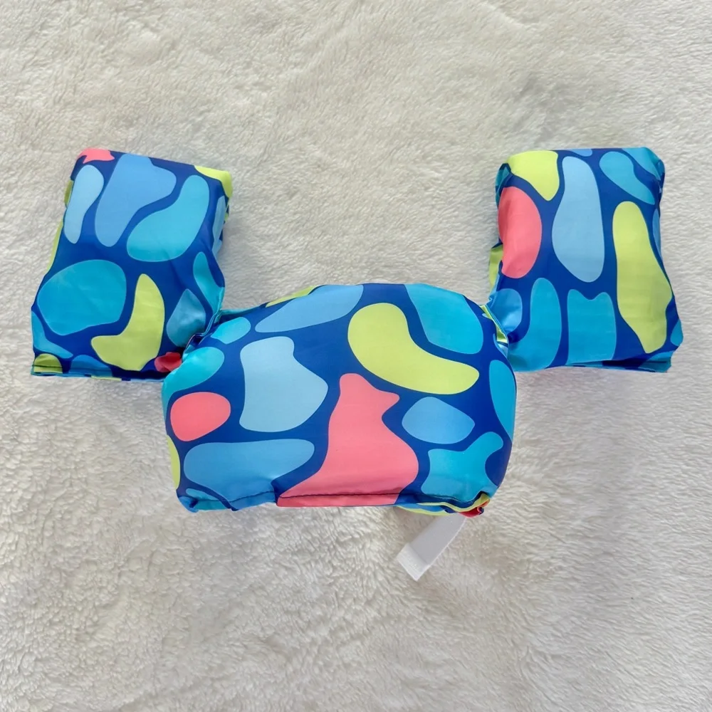 Toddler Puddle Jumper Swim Aid Abstract Blue Print